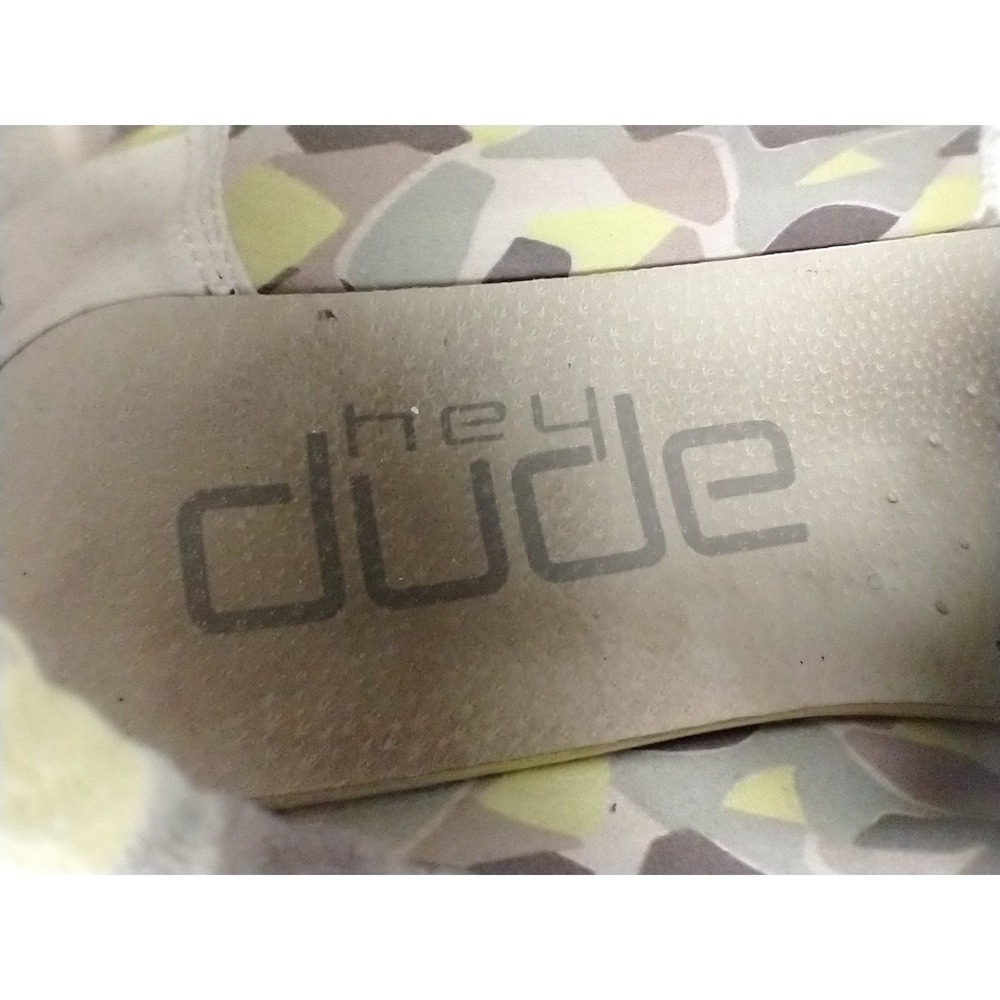 Hey Dude Wally Sox Fog Grey Mens Slip On Loafers Shoes Size 10 110353080 - Picture 10 of 11